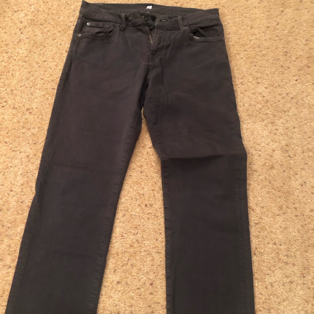 7 for all mankind - black jeans 31x30